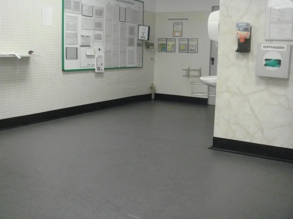 antibacterial flooring at entrance